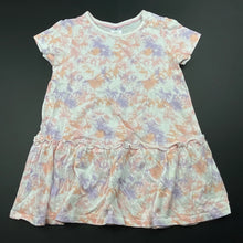 Load image into Gallery viewer, Girls Target, casual cotton t-shirt dress, FUC, size 2, L: 44cm