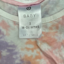 Load image into Gallery viewer, Girls Target, casual cotton t-shirt dress, FUC, size 2, L: 44cm