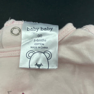 Girls Baby Baby, soft cotton top, kitten, EUC, size 00,  
