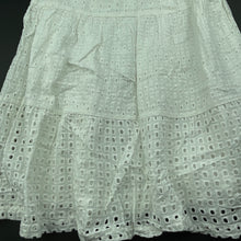 Load image into Gallery viewer, Girls Mango, lined broderie cotton summer dress, GUC, size 3, L: 52cm