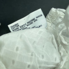 Load image into Gallery viewer, Girls Mango, lined broderie cotton summer dress, GUC, size 3, L: 52cm