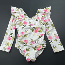 Load image into Gallery viewer, Girls floral, long sleeve bodysuit / romper, FUC, size 3,  