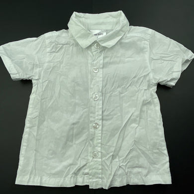 Boys Baby Baby, lightweight cotton short sleeve shirt, EUC, size 0,  