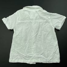 Load image into Gallery viewer, Boys Baby Baby, lightweight cotton short sleeve shirt, EUC, size 0,  