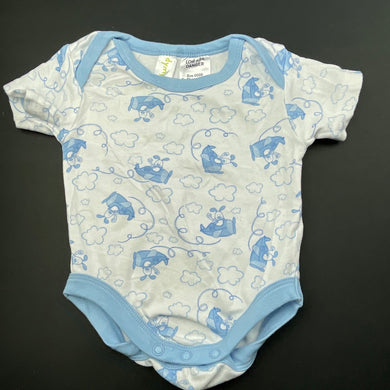 Boys Dymples, cotton bodysuit / romper, dog, EUC, size 0000,  