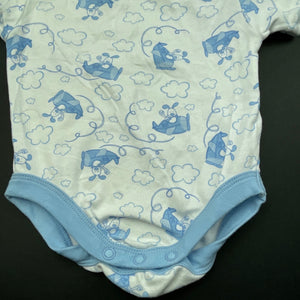 Boys Dymples, cotton bodysuit / romper, dog, EUC, size 0000,  