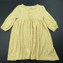 Load image into Gallery viewer, Girls KID, waffle long sleeve casual dress, EUC, size 1, L: 48cm