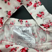 Load image into Gallery viewer, Girls Baby Baby, floral cotton summer dress, EUC, size 00, L: 37cm