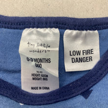 Load image into Gallery viewer, Boys Tiny Little Wonders, blue cotton romper, FUC, size 000,  