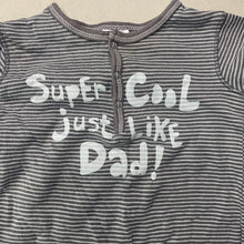 Load image into Gallery viewer, Boys Target, grey stripe cotton romper, GUC, size 000,  