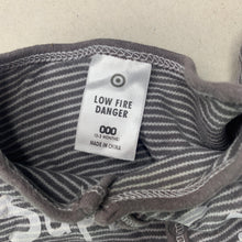 Load image into Gallery viewer, Boys Target, grey stripe cotton romper, GUC, size 000,  