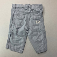 Load image into Gallery viewer, Boys Pumpkin Patch, grey cotton pants, adjustable, FUC, size 000,  