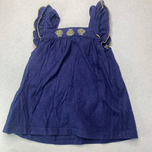 Load image into Gallery viewer, Girls Target, navy cotton summer top, GUC, size 1,  