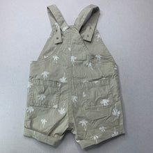 Load image into Gallery viewer, Boys Target, stretch cotton overalls / shortalls, EUC, size 00,  