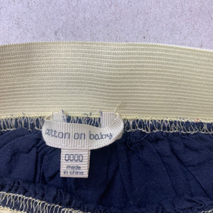 Girls Cotton On, lined floral cotton skirt, elasticated, EUC, size 0000,  