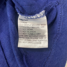 Load image into Gallery viewer, Girls Mango, navy cotton t-shirt / top, birds, GUC, size 1,  