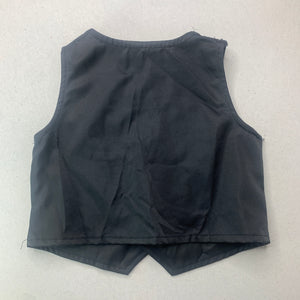 Boys Baby Baby, black formal waistcoat / vest, GUC, size 0,  