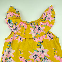 Load image into Gallery viewer, Girls Mango, floral cotton casual dress, EUC, size 2, L: 47cm