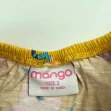 Load image into Gallery viewer, Girls Mango, floral cotton casual dress, EUC, size 2, L: 47cm