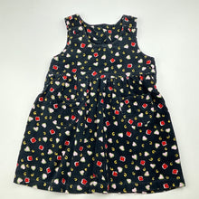 Load image into Gallery viewer, Girls JEEPERS, vintage corduroy cotton dress, GUC, size 1, L: 44cm