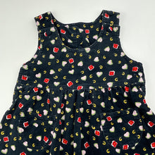 Load image into Gallery viewer, Girls JEEPERS, vintage corduroy cotton dress, GUC, size 1, L: 44cm