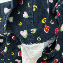 Load image into Gallery viewer, Girls JEEPERS, vintage corduroy cotton dress, GUC, size 1, L: 44cm