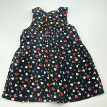 Load image into Gallery viewer, Girls JEEPERS, vintage corduroy cotton dress, GUC, size 1, L: 44cm