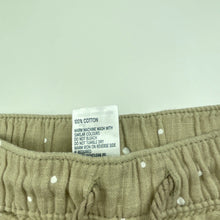 Load image into Gallery viewer, Girls Anko, cotton casual pants, elasticated, Inside leg: 39cm, EUC, size 5,  