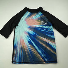 Load image into Gallery viewer, Boys Wave Zone, short sleeve rashie / swim top, GUC, size 8,  