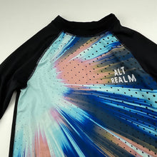 Load image into Gallery viewer, Boys Wave Zone, short sleeve rashie / swim top, GUC, size 8,  