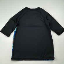 Load image into Gallery viewer, Boys Wave Zone, short sleeve rashie / swim top, GUC, size 8,  