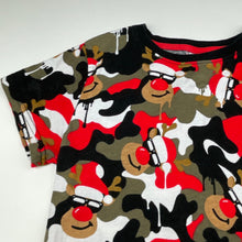 Load image into Gallery viewer, Boys Next, cotton Christmas pyjama t-shirt / top, GUC, size 9,  