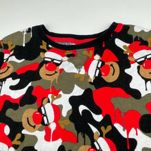 Load image into Gallery viewer, Boys Next, cotton Christmas pyjama t-shirt / top, GUC, size 9,  