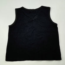 Load image into Gallery viewer, Boys Yi Pei Ban, black singlet / tank top, FUC, size 3,  