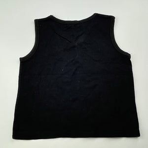Boys Yi Pei Ban, black singlet / tank top, FUC, size 3,  