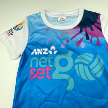 Load image into Gallery viewer, Girls Netball Australia, sports / activewear top, FUC, size 8,  