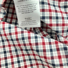Load image into Gallery viewer, Boys Ben Sherman, checked lightweight long sleeve shirt, EUC, size 5,  