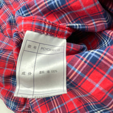 Load image into Gallery viewer, Boys Paw in Paw, checked cotton long sleeve shirt, armpit to armpit: 31cm, EUC, size 4,  