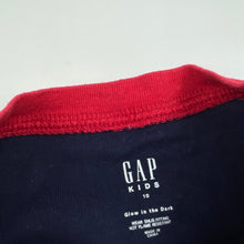 Load image into Gallery viewer, Boys GAP, navy cotton pyjama t-shirt / top, GUC, size 10,  