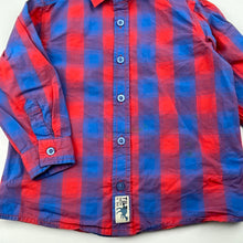 Load image into Gallery viewer, Boys Tilt, checked cotton long sleeve shirt, FUC, size 3,  