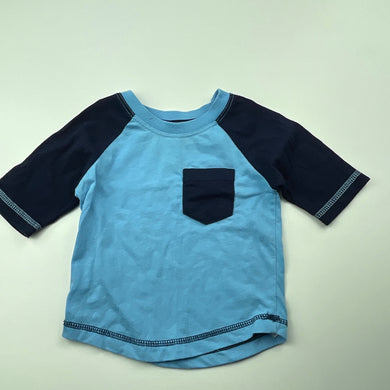 Boys Dymples, blue long sleeve top, FUC, size 000,  