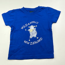 Load image into Gallery viewer, Boys Parrs, cotton t-shirt / top, New Zealand sheep, EUC, size 0,  