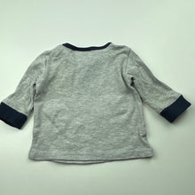 Load image into Gallery viewer, Boys Anko, grey long sleeve top, tiger, FUC, size 00,  