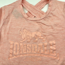 Load image into Gallery viewer, Girls Lonsdale, lightweight t-shirt / top, FUC, size 9,  
