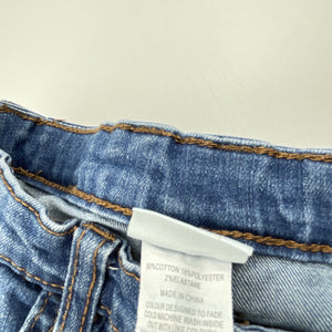 Boys Jack & Milly, distressed stretch denim jeans, adjustable, Inside leg: 38cm, FUC, size 3,  