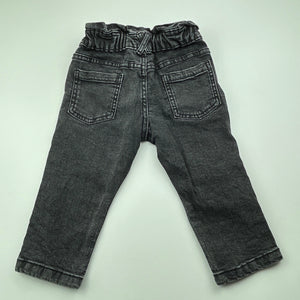 Boys 1964 Denim Co, stretch denim jeans, elasticated, Inside leg: 28cm, GUC, size 1,  