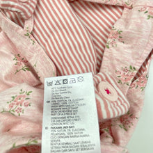 Load image into Gallery viewer, Girls Jasper Conran, pink floral overalls / shortalls, EUC, size 00,  