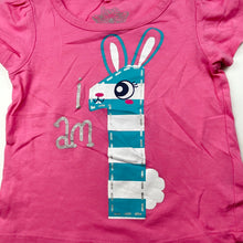Load image into Gallery viewer, Girls H&amp;T, pink cotton t-shirt / top, EUC, size 1,  