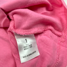 Load image into Gallery viewer, Girls H&amp;T, pink cotton t-shirt / top, EUC, size 1,  