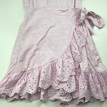 Load image into Gallery viewer, Girls Target, pink viscose / linen dress, FUC, size 9, L: 66cm